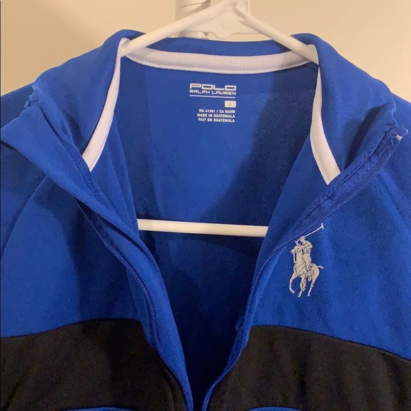 Blue and black Polo Jacket - Picture 3 of 4